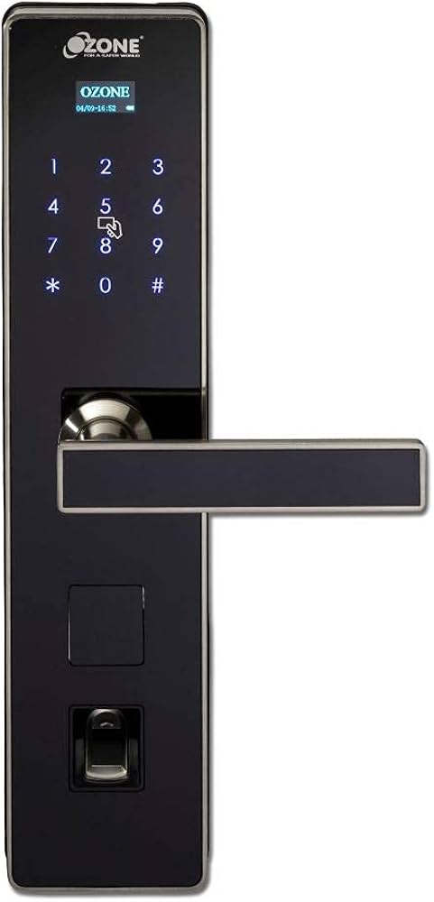 Ozone Smart Door Lock Morphy X OZDL-4WA-STD; Rectangular; 24